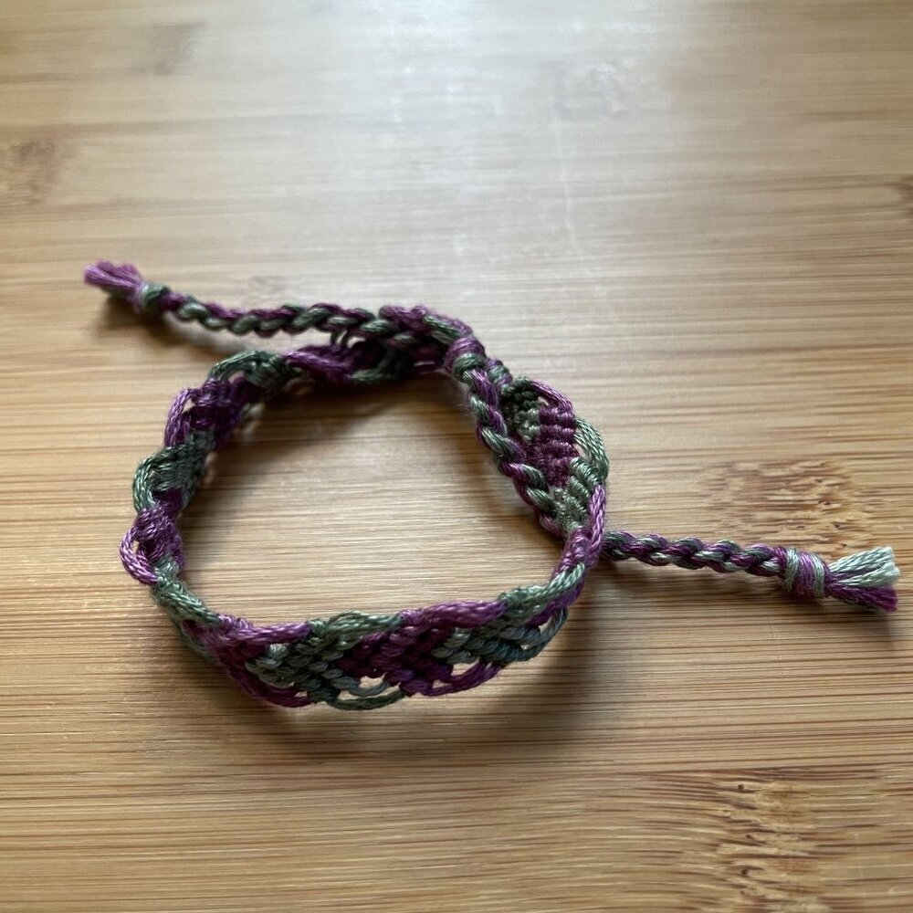 Ezra Bracelet, anklet, trendy, comfortable, tie, embroidery thread, woven, gift,